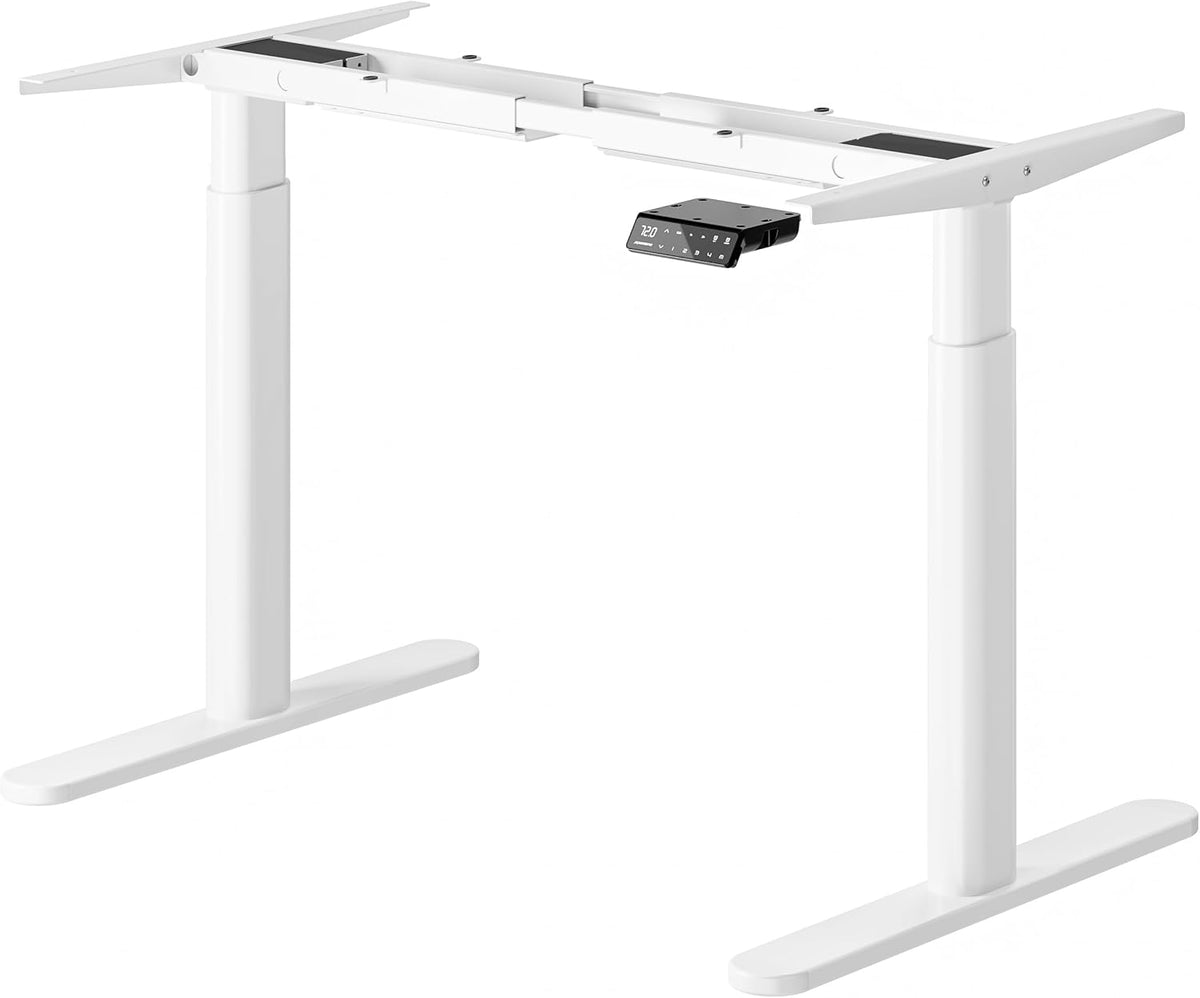 Scrivania MAIDeSITe EL2, regolabile, per ufficio, Design Gambe Ovali con 2 Motore