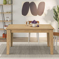 Tavolo allungabile Indomita, 140 × 80 × 75,5 cm, Rovere, pieghevole, per sala da pranzo e cucina